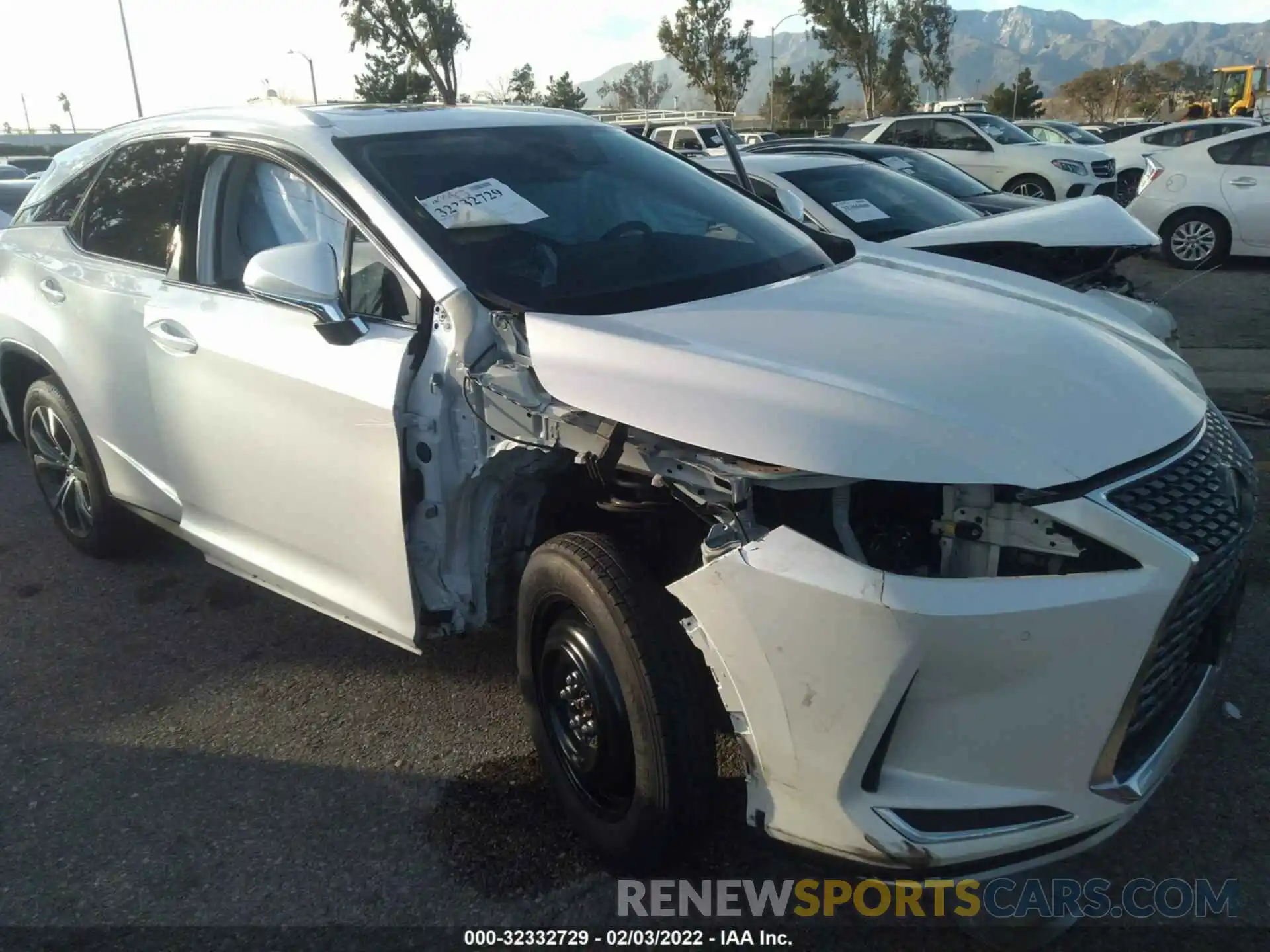 1 Photograph of a damaged car 2T2HZMAA7LC158848 LEXUS RX 2020