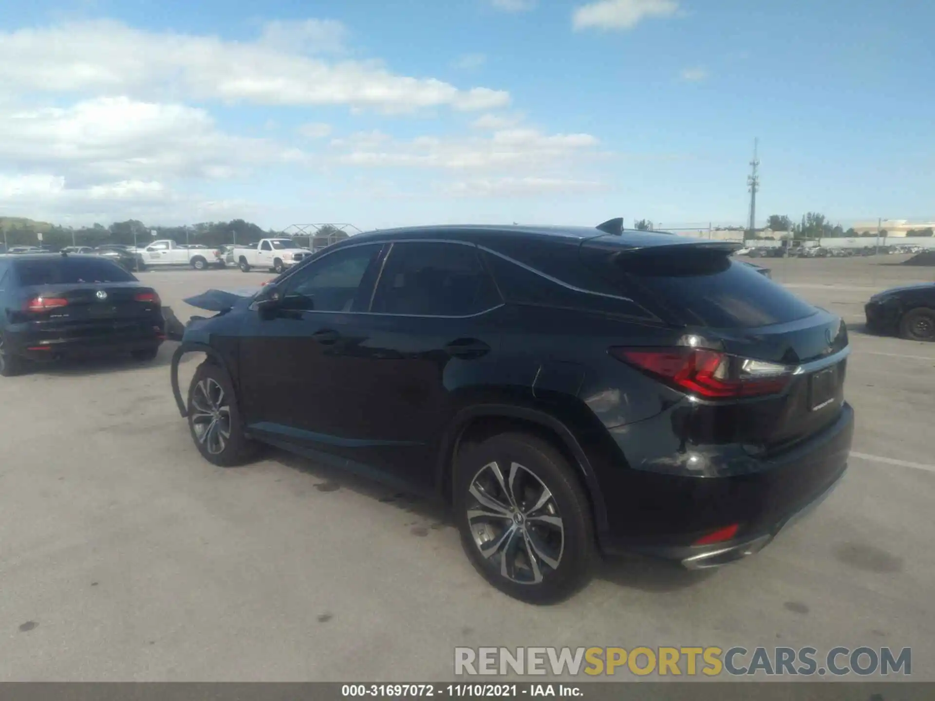 3 Photograph of a damaged car 2T2HZMAA7LC165119 LEXUS RX 2020