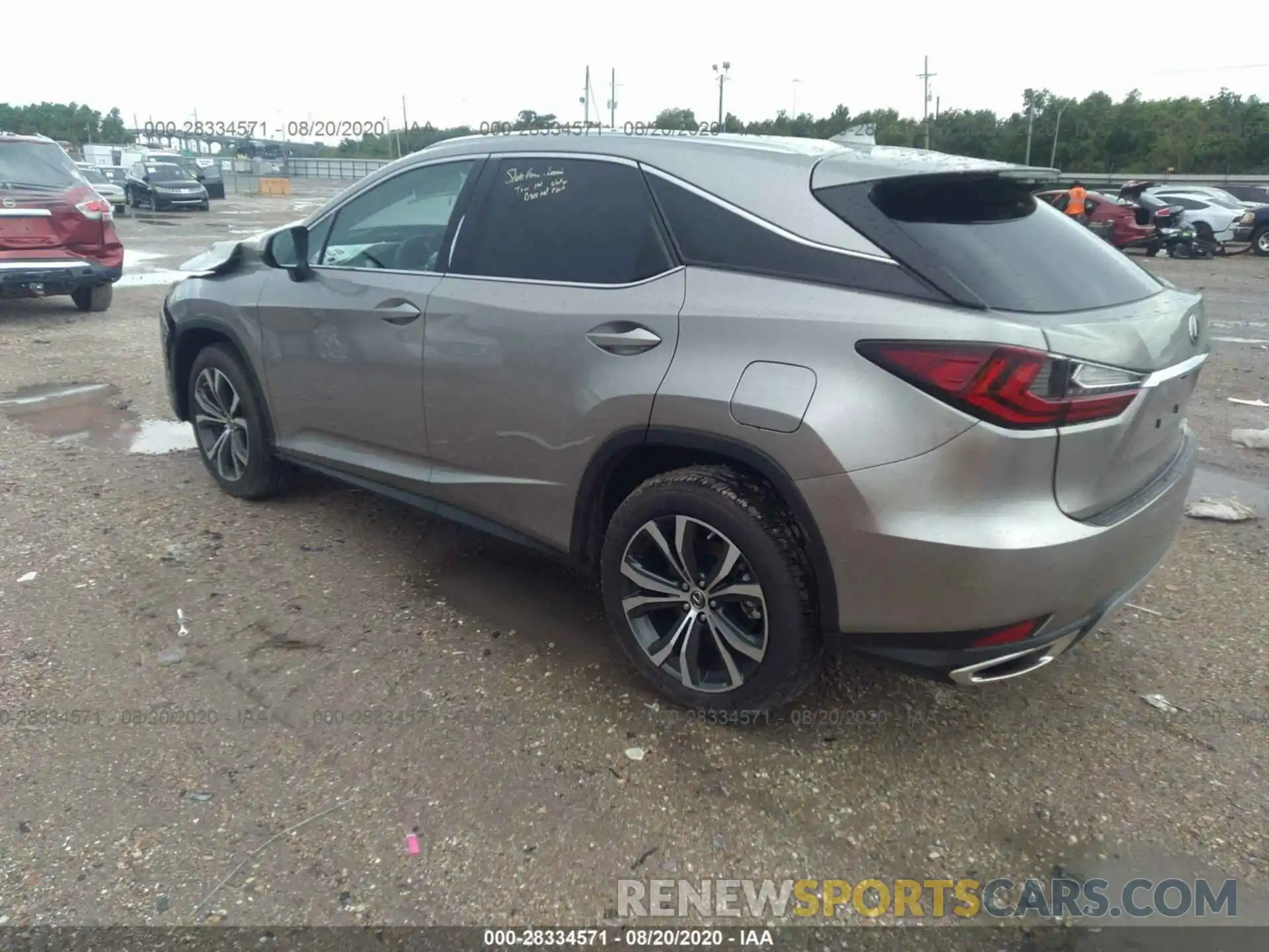 3 Photograph of a damaged car 2T2HZMAA7LC166500 LEXUS RX 2020