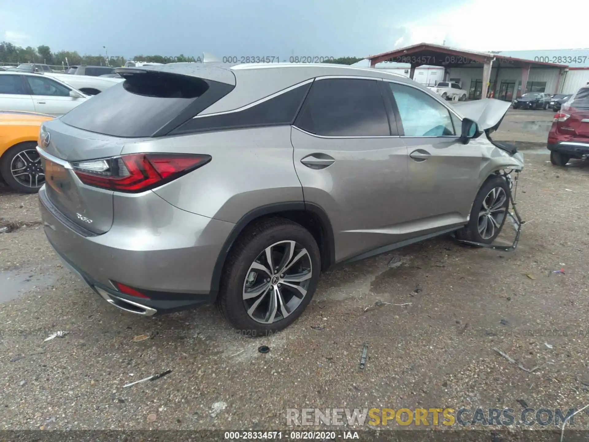 4 Photograph of a damaged car 2T2HZMAA7LC166500 LEXUS RX 2020