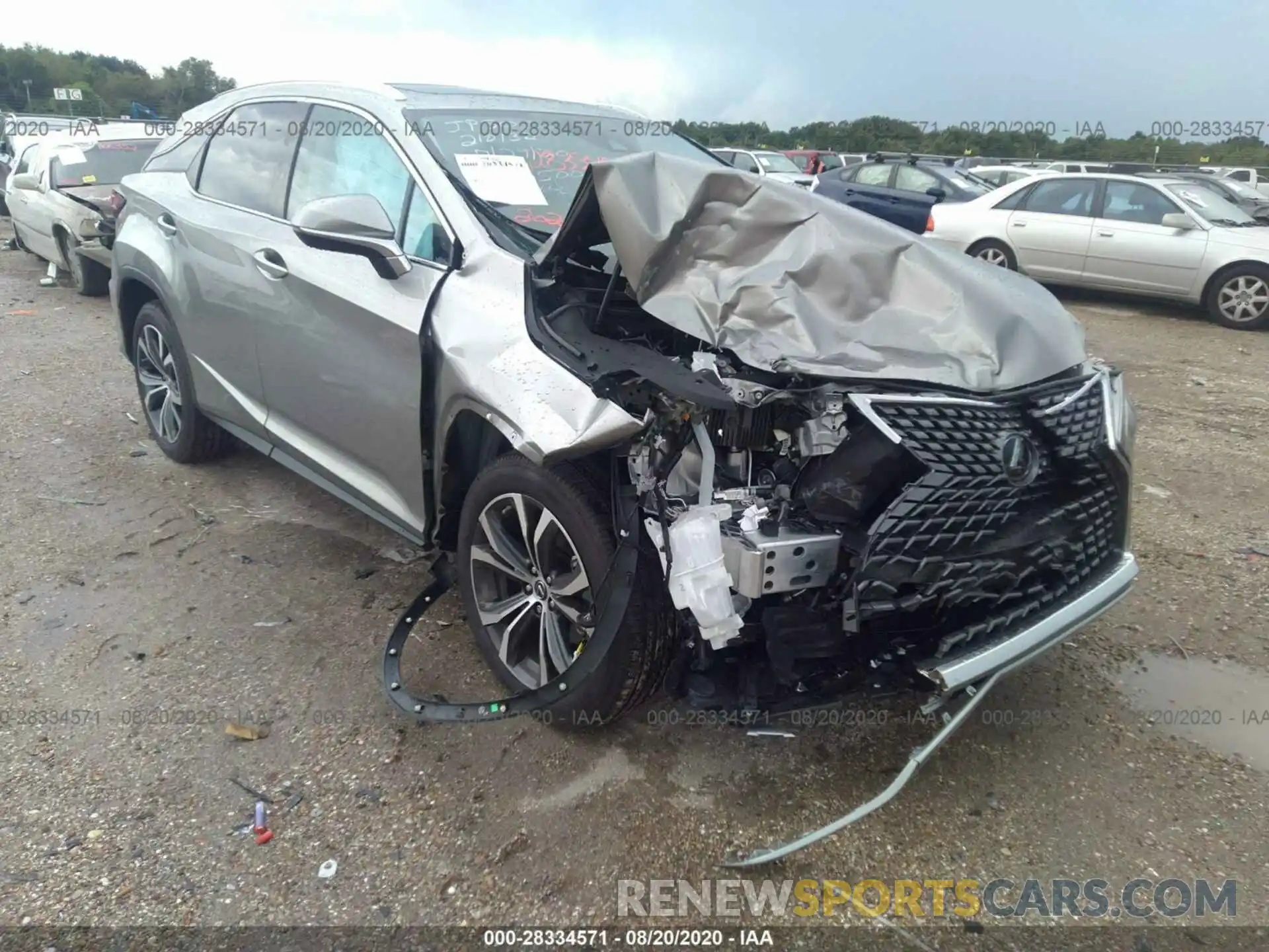 6 Photograph of a damaged car 2T2HZMAA7LC166500 LEXUS RX 2020