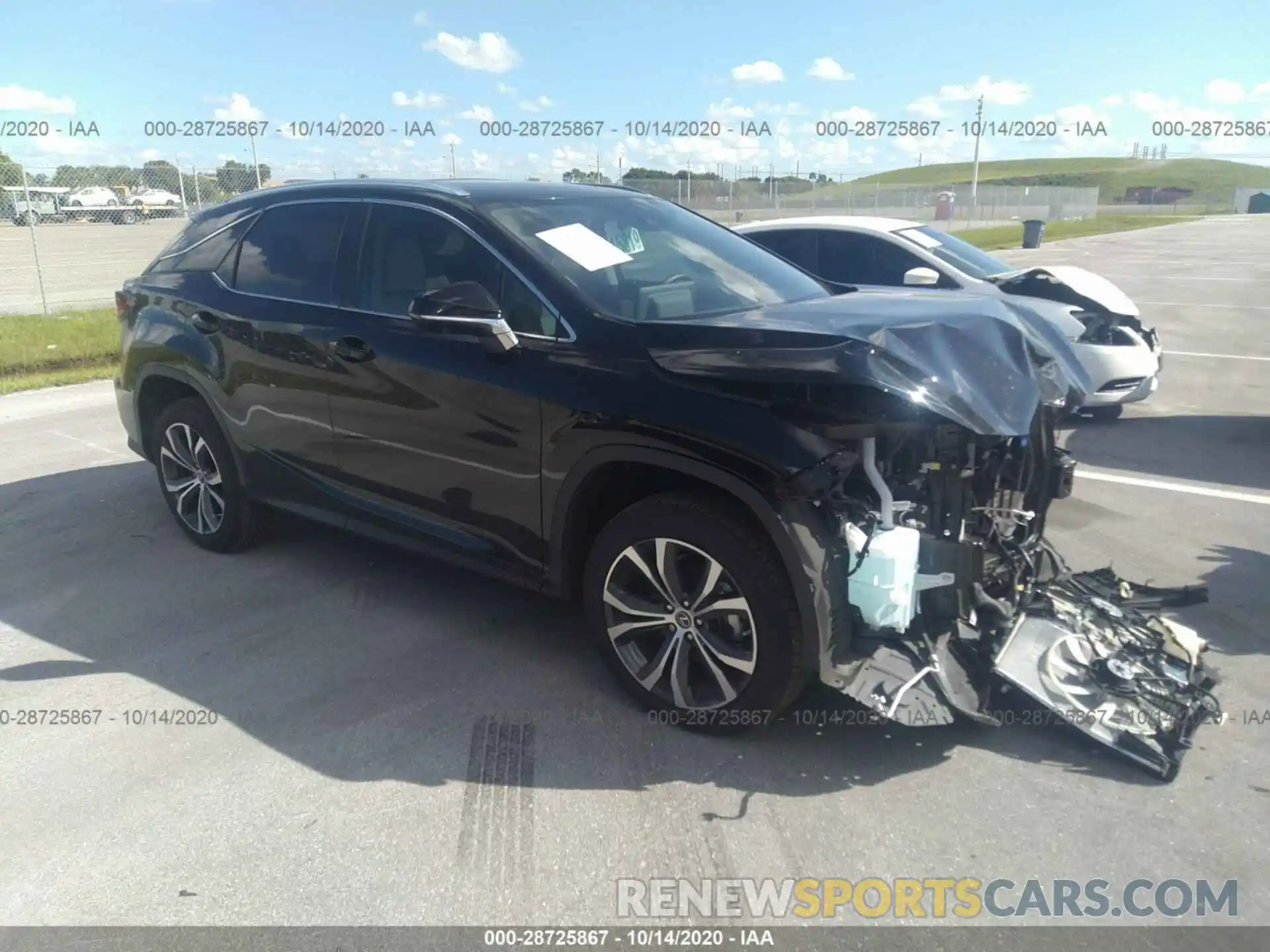 1 Photograph of a damaged car 2T2HZMAA7LC173253 LEXUS RX 2020