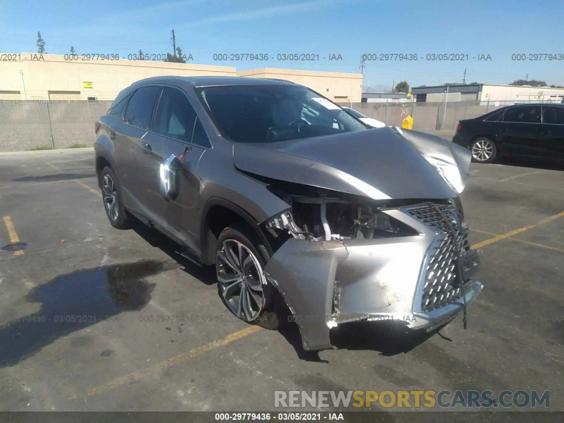 1 Photograph of a damaged car 2T2HZMAA7LC175715 LEXUS RX 2020