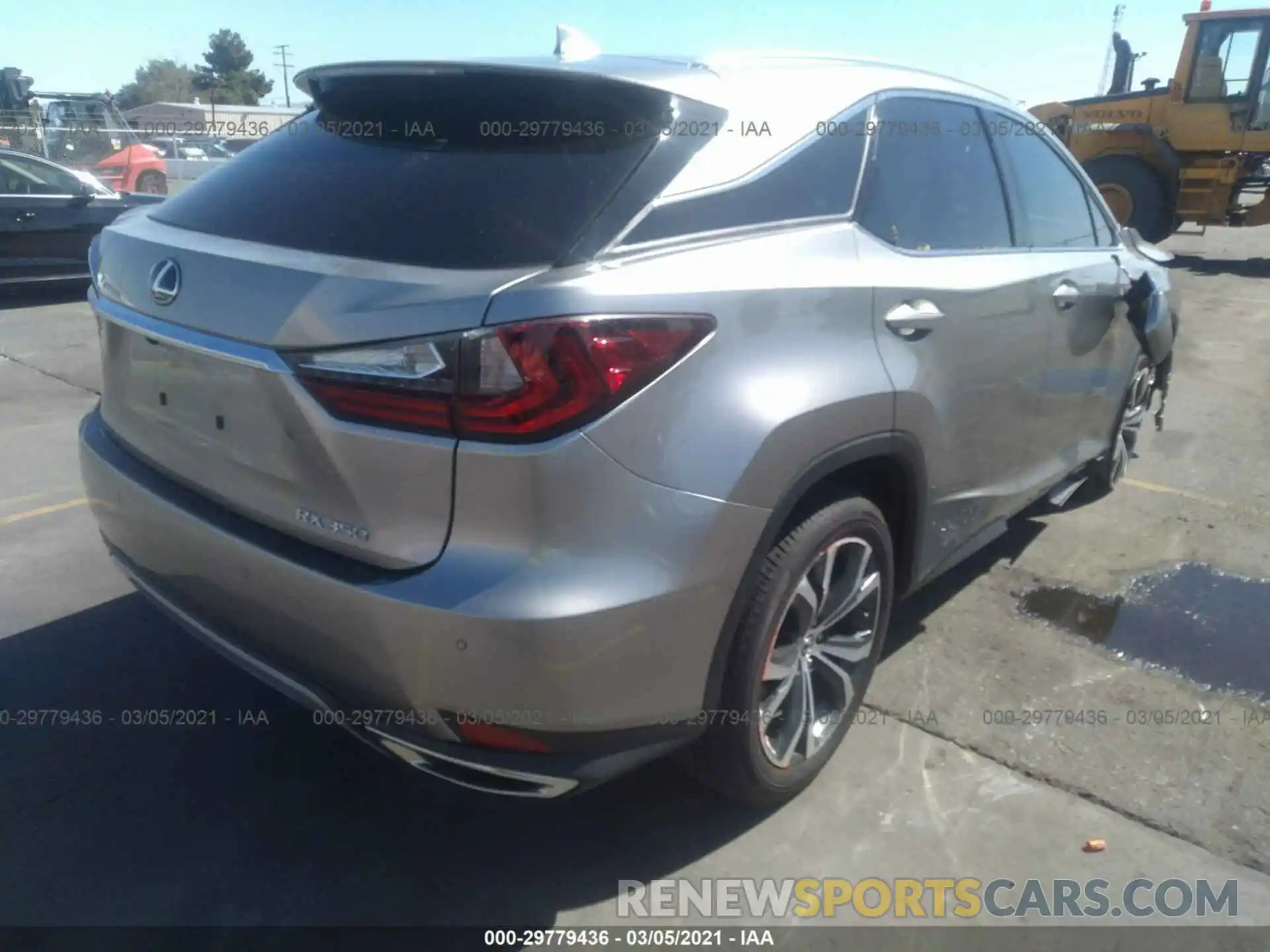 4 Photograph of a damaged car 2T2HZMAA7LC175715 LEXUS RX 2020