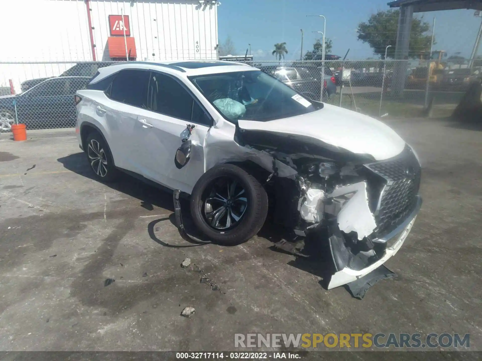 1 Photograph of a damaged car 2T2HZMAA7LC181904 LEXUS RX 2020