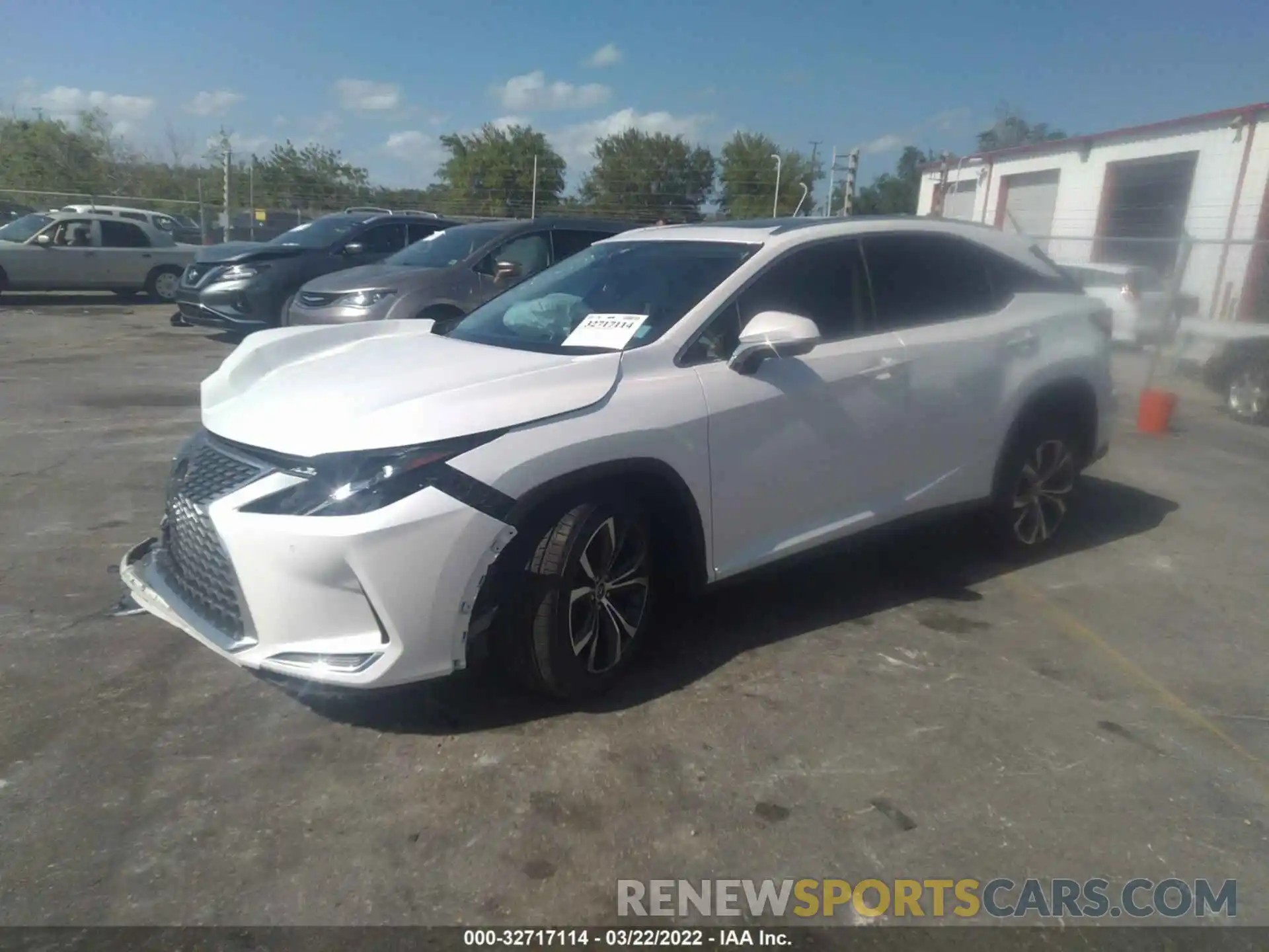 2 Photograph of a damaged car 2T2HZMAA7LC181904 LEXUS RX 2020