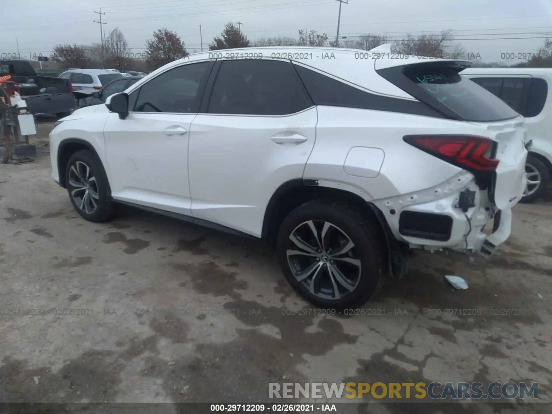 3 Photograph of a damaged car 2T2HZMAA8LC154484 LEXUS RX 2020