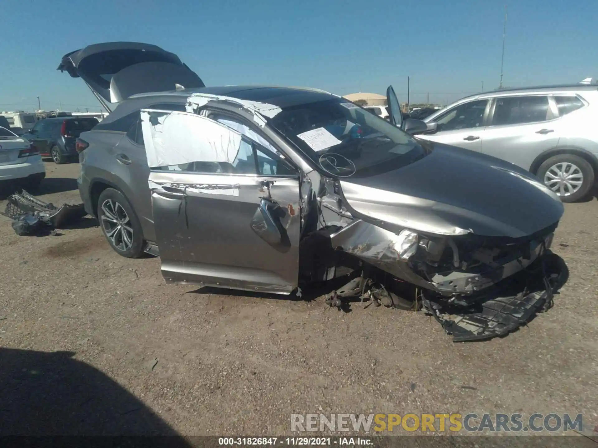 1 Photograph of a damaged car 2T2HZMAA8LC154582 LEXUS RX 2020