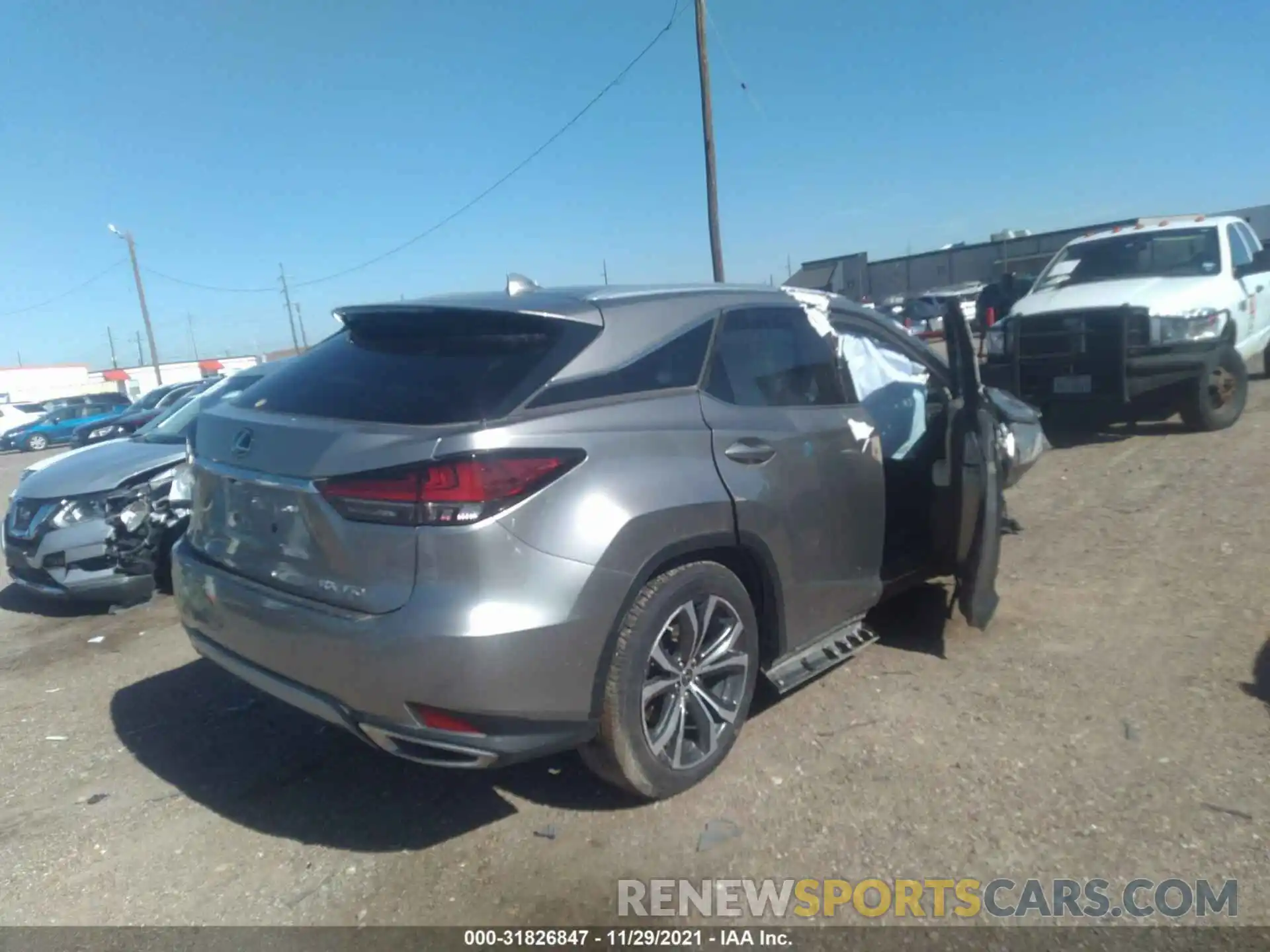 4 Фотография поврежденного автомобиля 2T2HZMAA8LC154582 LEXUS RX 2020