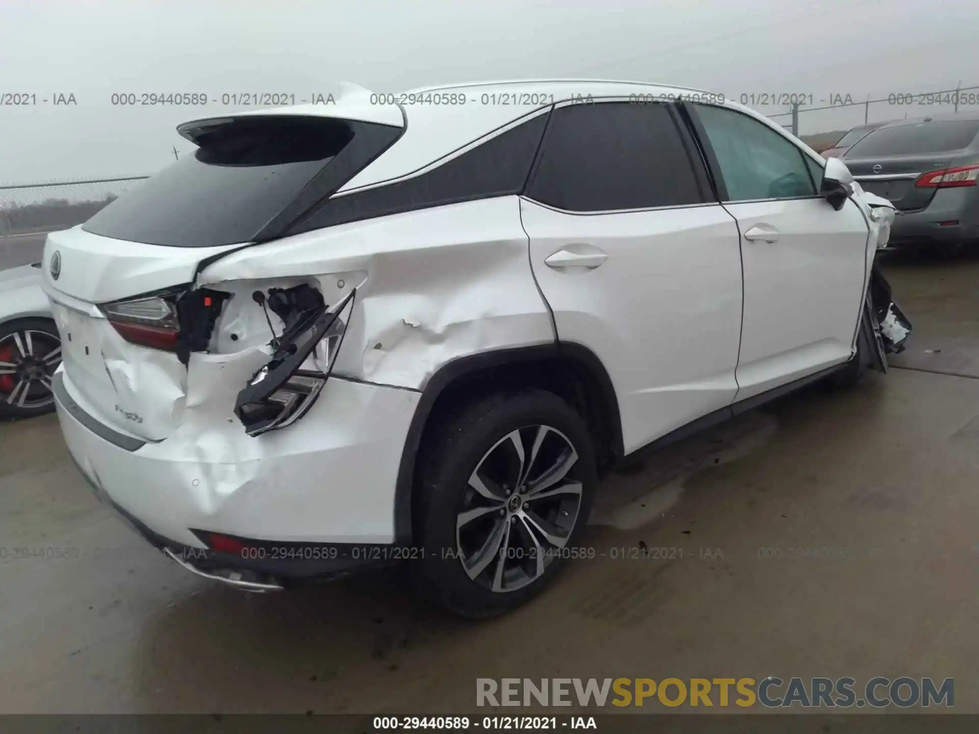 4 Фотография поврежденного автомобиля 2T2HZMAA8LC163850 LEXUS RX 2020