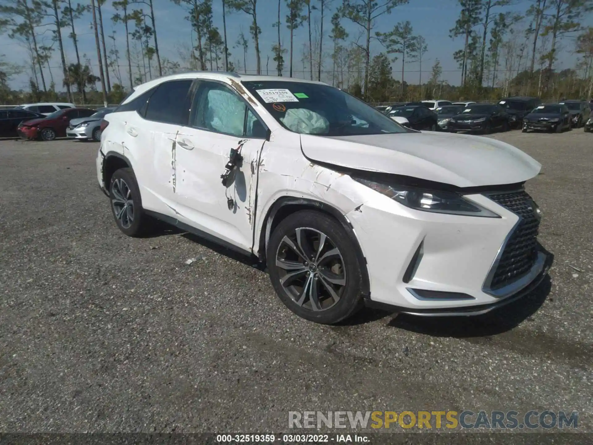 1 Photograph of a damaged car 2T2HZMAA8LC176341 LEXUS RX 2020