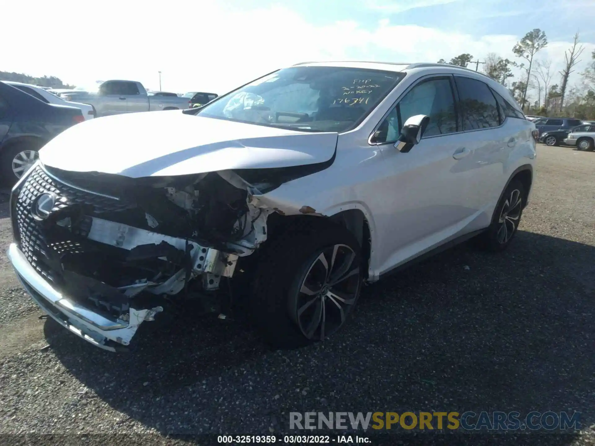 6 Photograph of a damaged car 2T2HZMAA8LC176341 LEXUS RX 2020