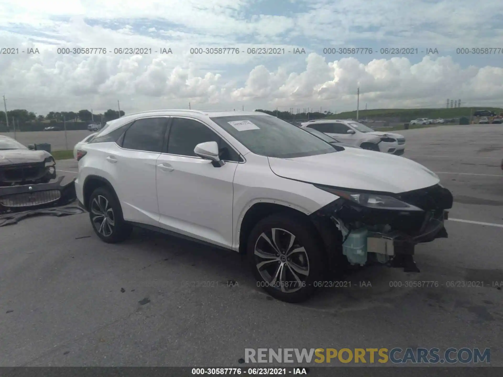 1 Photograph of a damaged car 2T2HZMAA8LC178333 LEXUS RX 2020