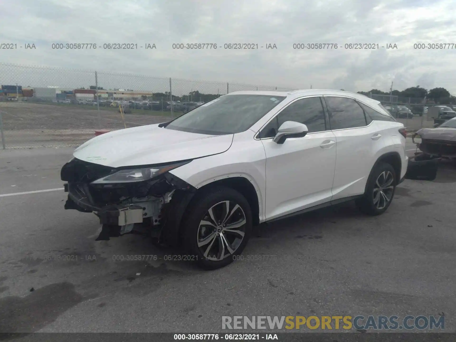 2 Photograph of a damaged car 2T2HZMAA8LC178333 LEXUS RX 2020