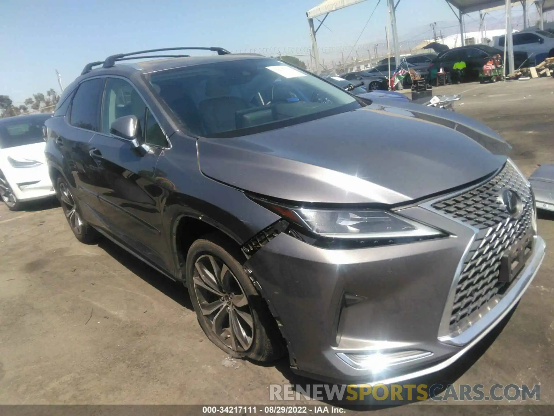 1 Photograph of a damaged car 2T2HZMAA9LC154185 LEXUS RX 2020