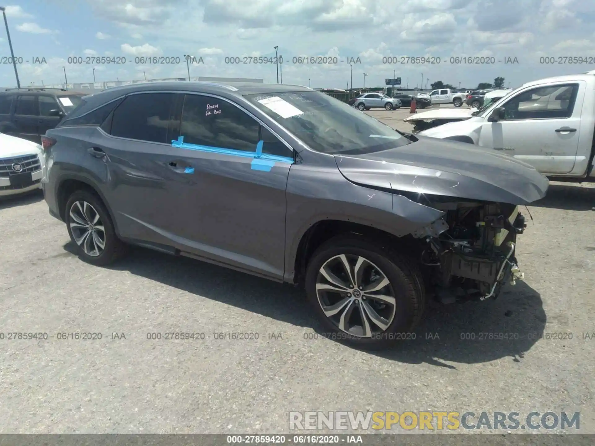 1 Photograph of a damaged car 2T2HZMAA9LC165381 LEXUS RX 2020