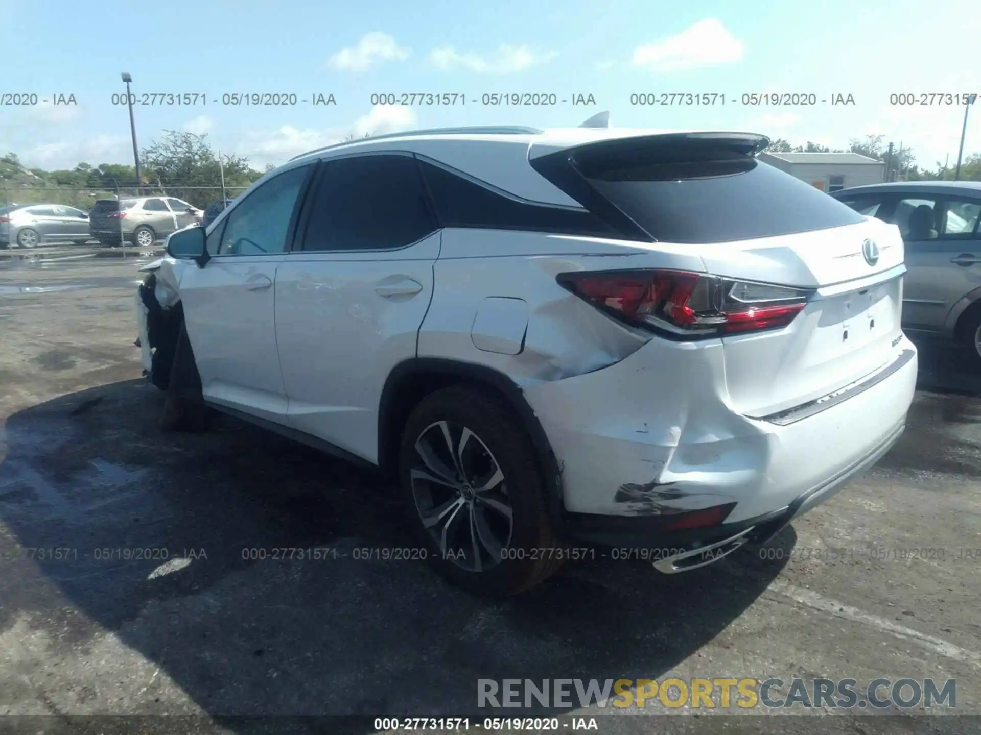 3 Photograph of a damaged car 2T2HZMAA9LC167969 LEXUS RX 2020