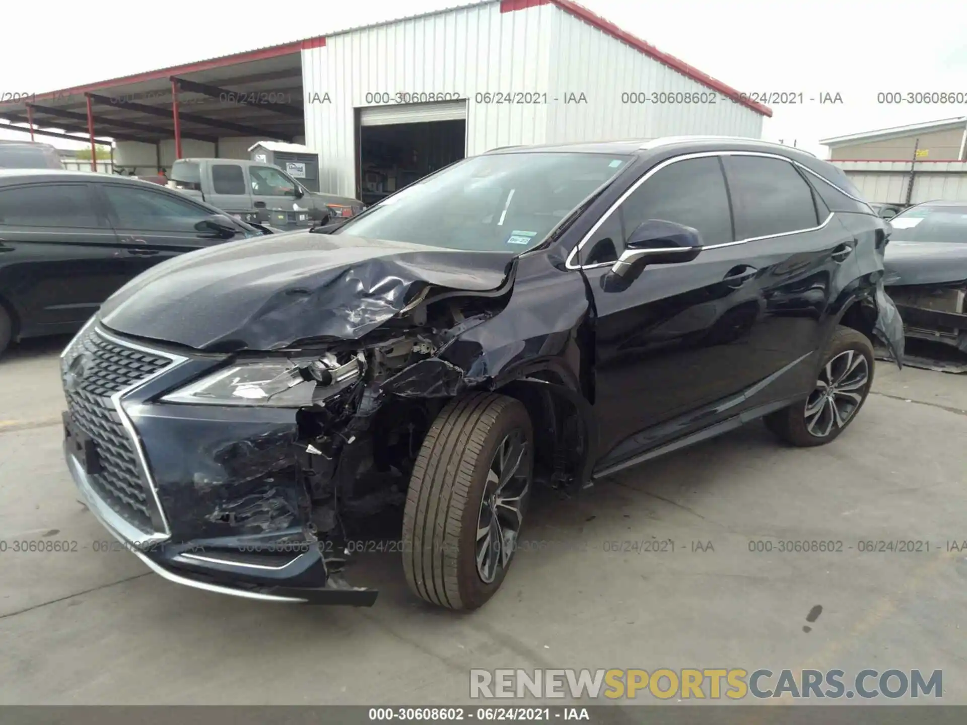 2 Фотография поврежденного автомобиля 2T2HZMAA9LC171570 LEXUS RX 2020