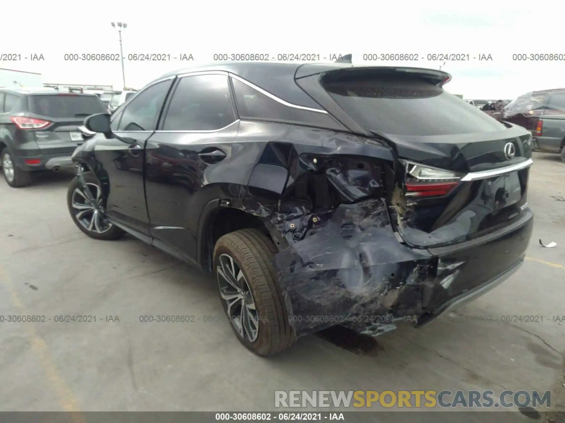 3 Photograph of a damaged car 2T2HZMAA9LC171570 LEXUS RX 2020