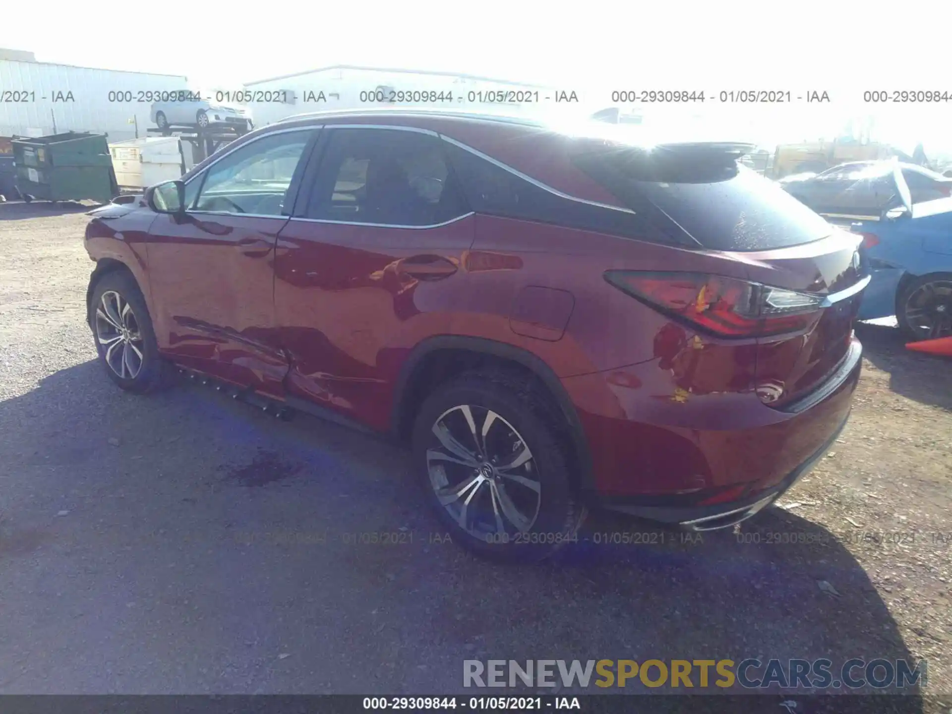 3 Фотография поврежденного автомобиля 2T2HZMAAXLC161484 LEXUS RX 2020