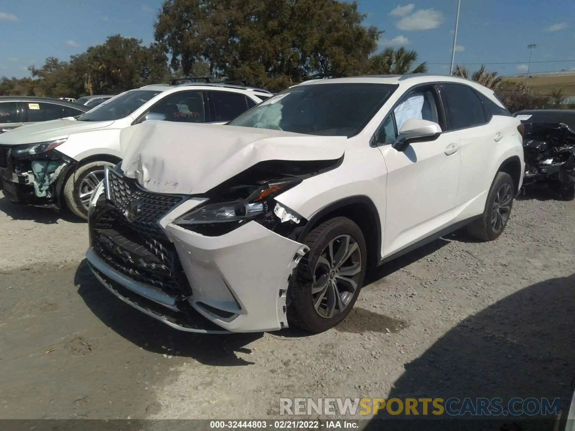 2 Photograph of a damaged car 2T2HZMAAXLC166541 LEXUS RX 2020