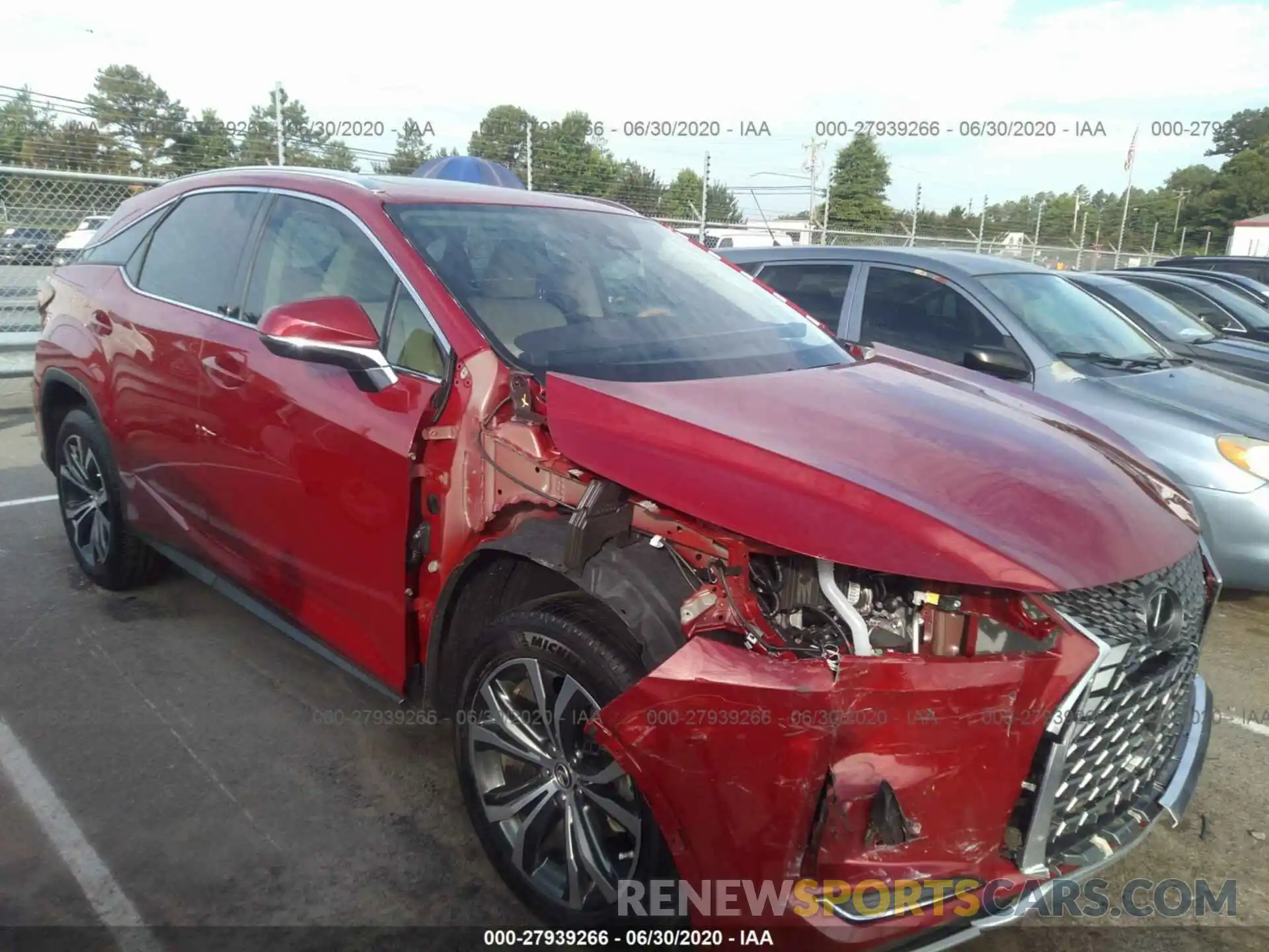 6 Photograph of a damaged car 2T2HZMAAXLC168323 LEXUS RX 2020