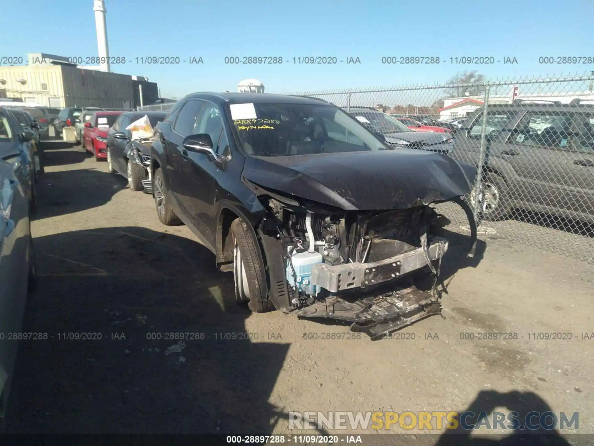 1 Photograph of a damaged car 2T2HZMDA0LC225642 LEXUS RX 2020