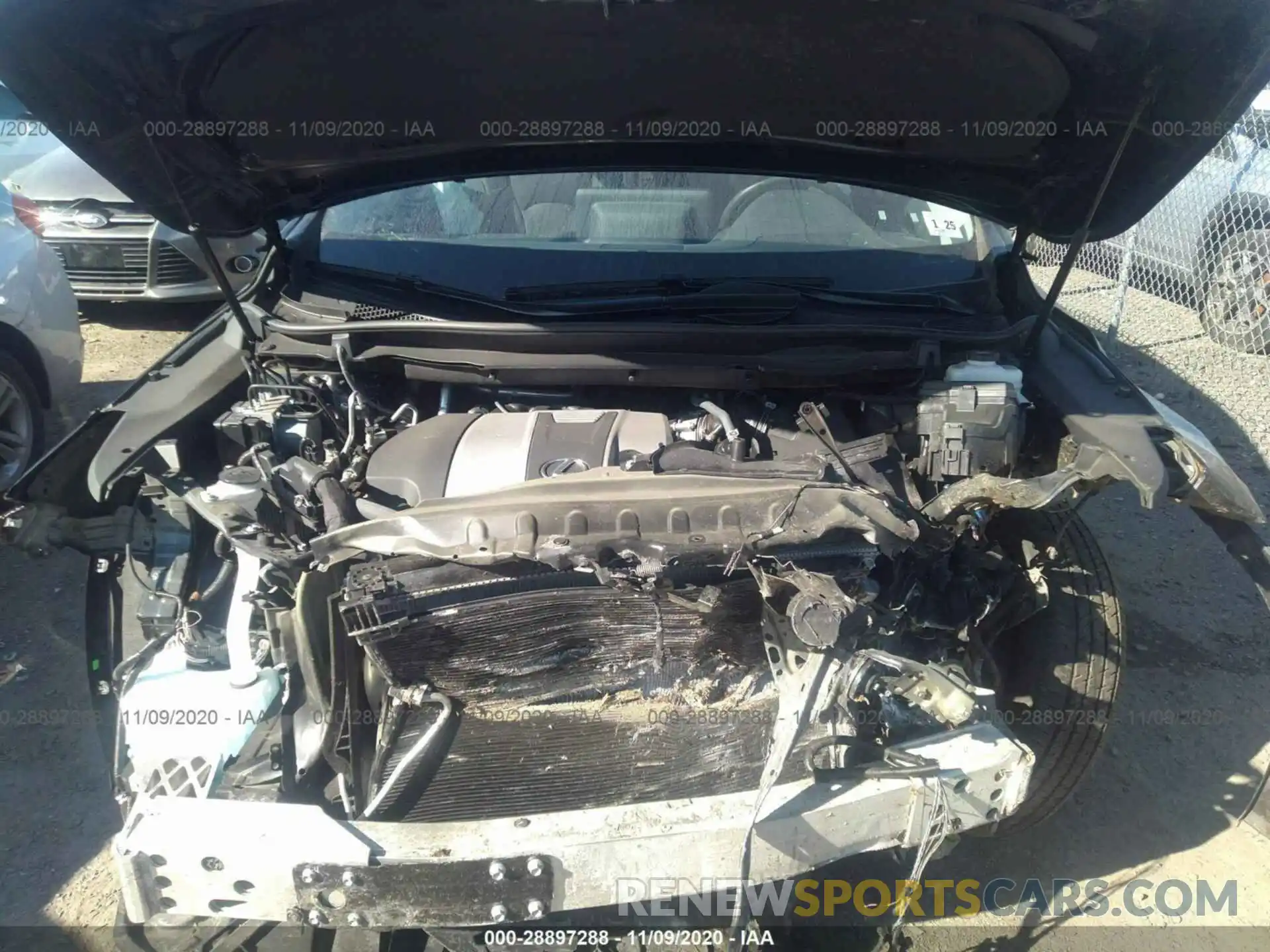 10 Photograph of a damaged car 2T2HZMDA0LC225642 LEXUS RX 2020