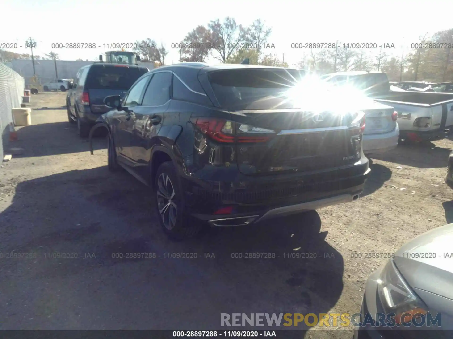 3 Photograph of a damaged car 2T2HZMDA0LC225642 LEXUS RX 2020