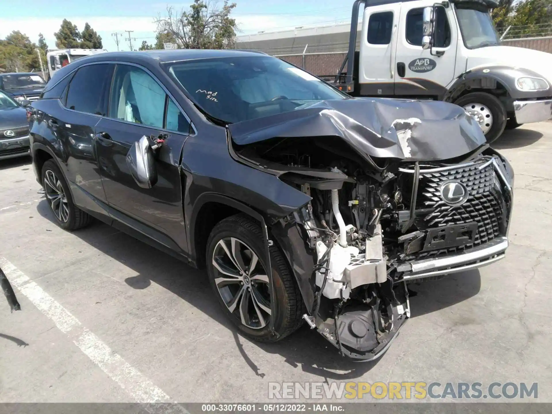 1 Photograph of a damaged car 2T2HZMDA0LC230825 LEXUS RX 2020