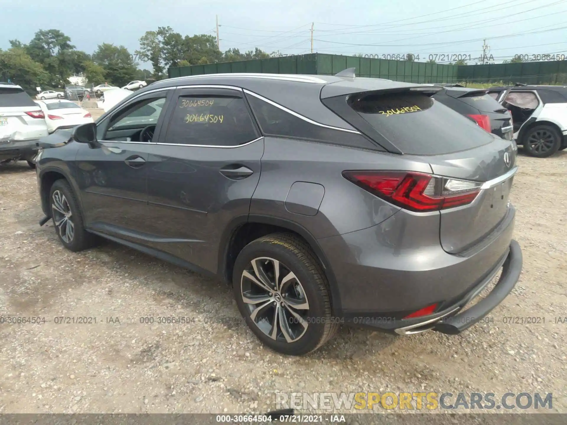 3 Photograph of a damaged car 2T2HZMDA0LC233112 LEXUS RX 2020