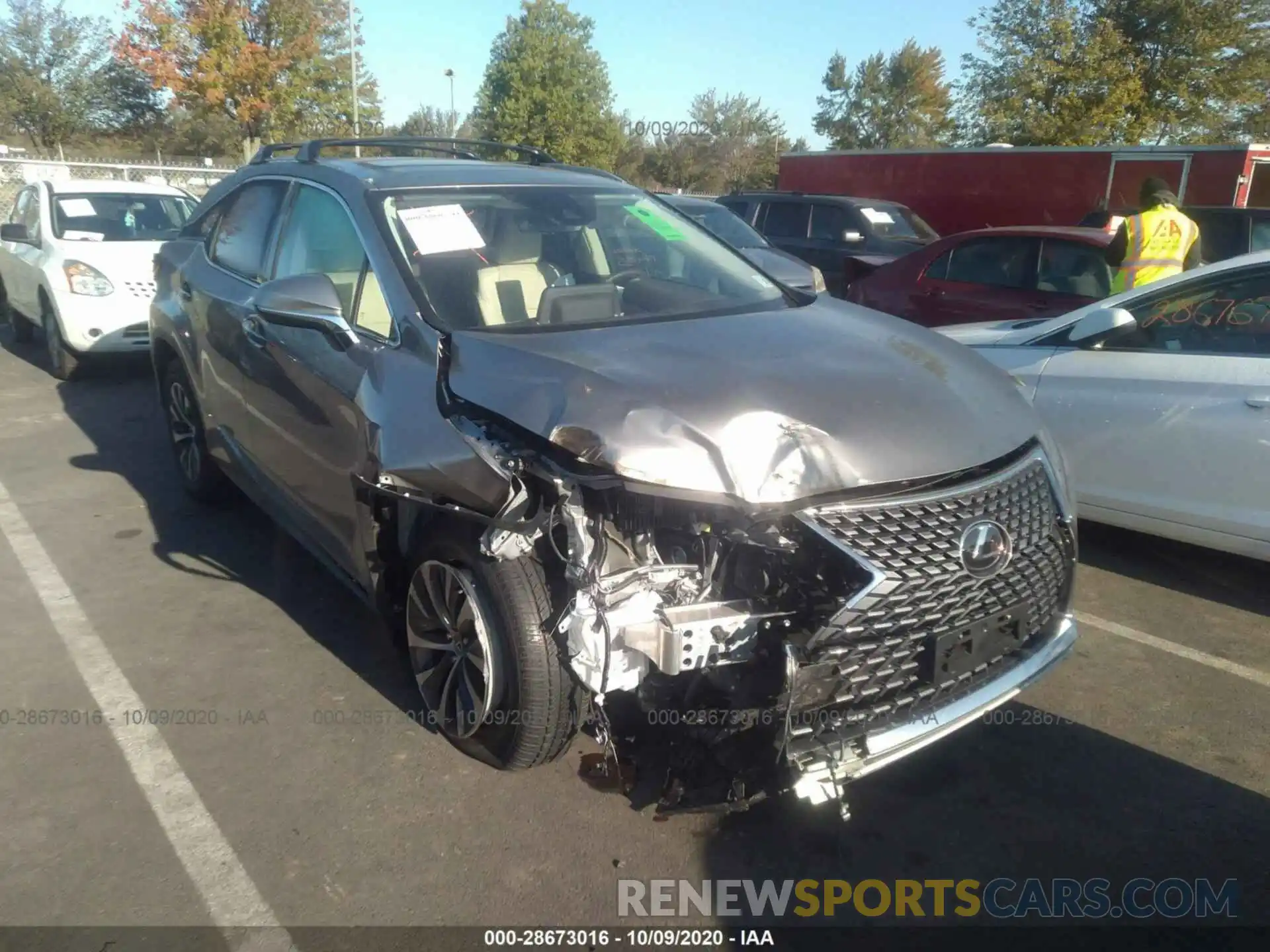 1 Photograph of a damaged car 2T2HZMDA0LC246376 LEXUS RX 2020