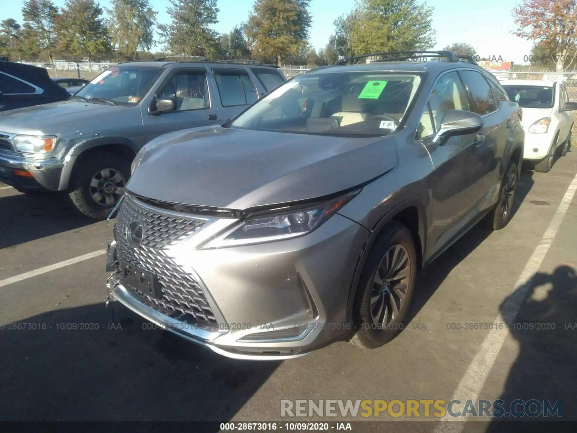 2 Photograph of a damaged car 2T2HZMDA0LC246376 LEXUS RX 2020