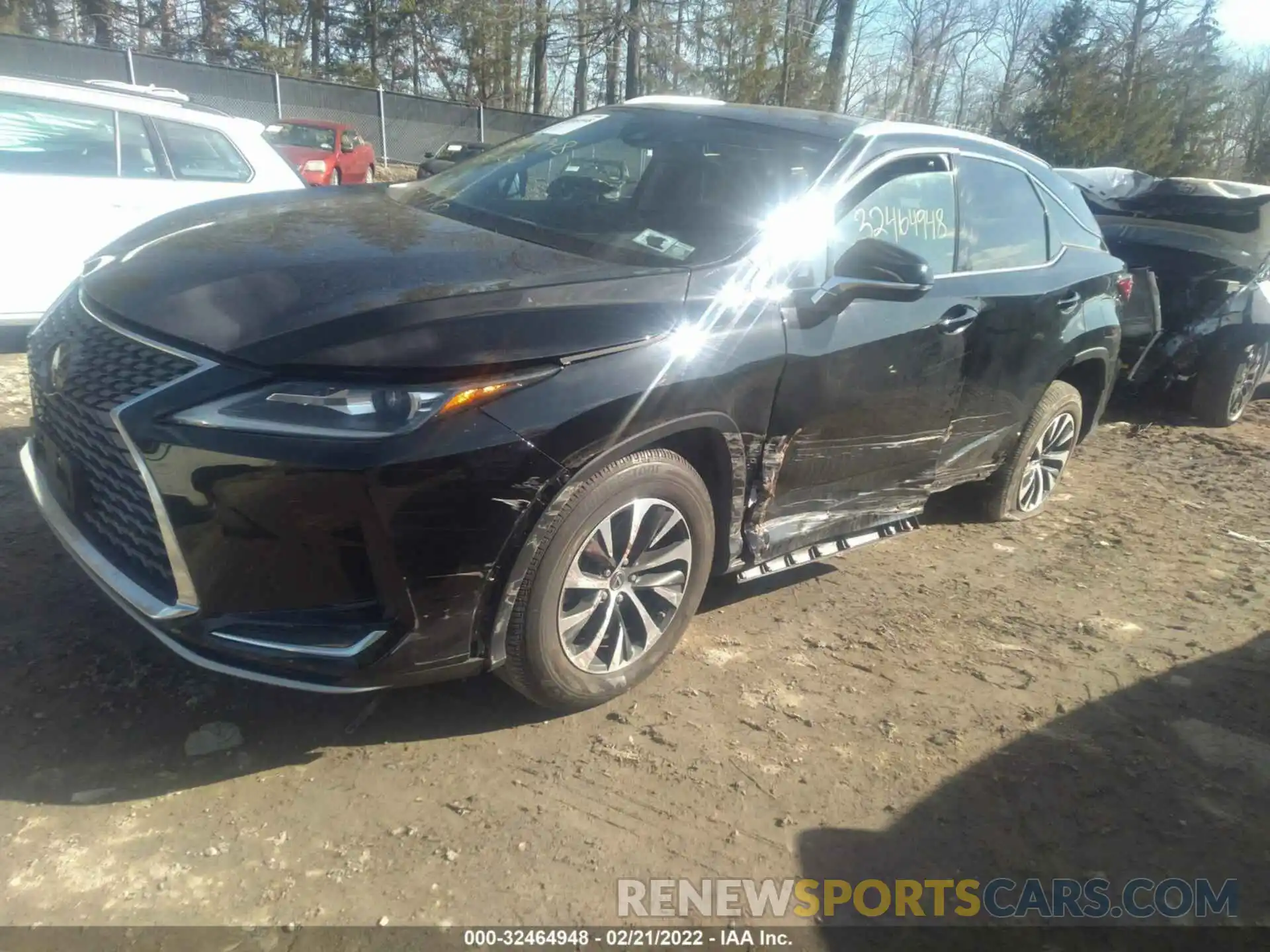 2 Photograph of a damaged car 2T2HZMDA0LC252713 LEXUS RX 2020