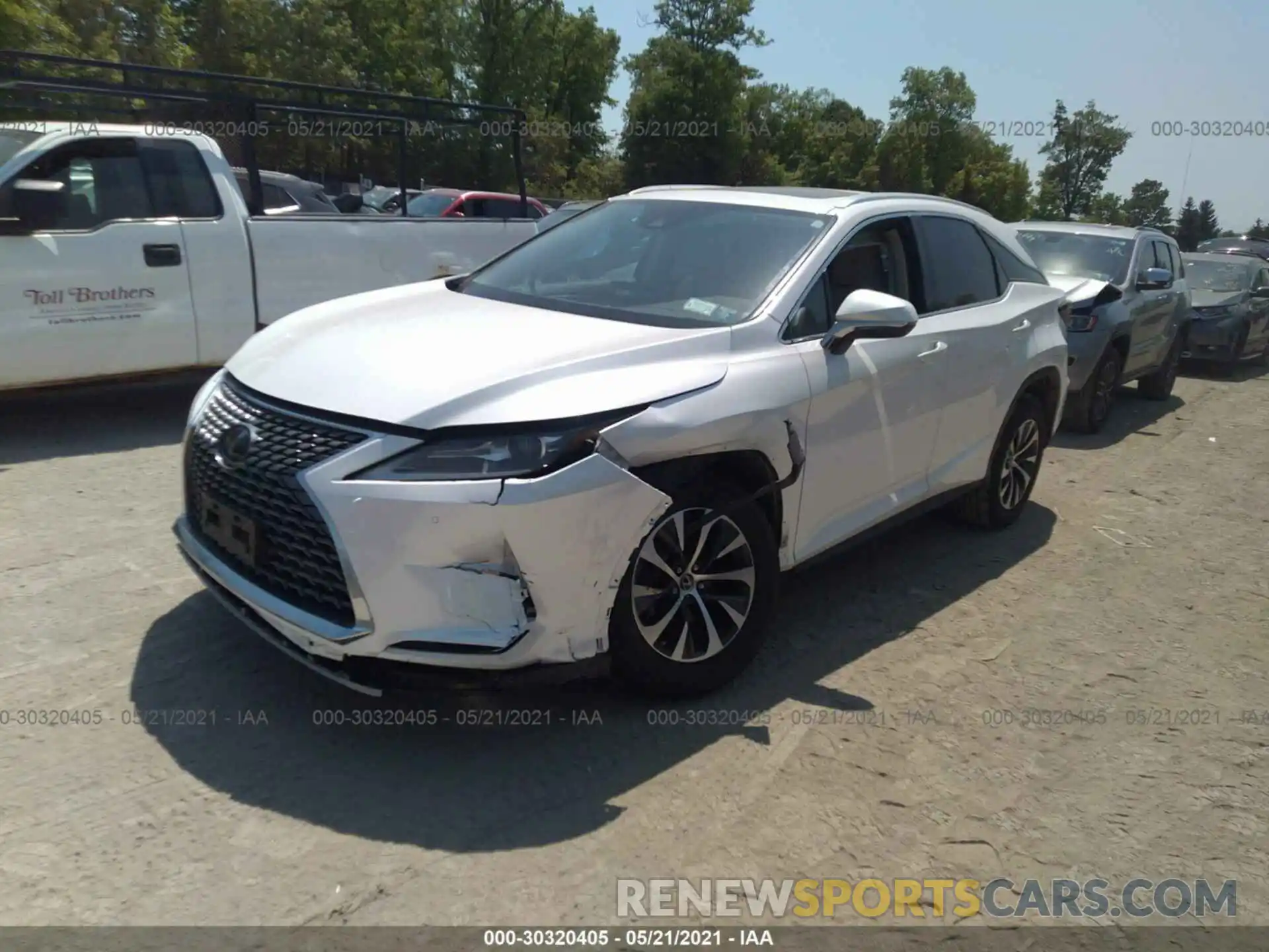 2 Photograph of a damaged car 2T2HZMDA0LC252985 LEXUS RX 2020