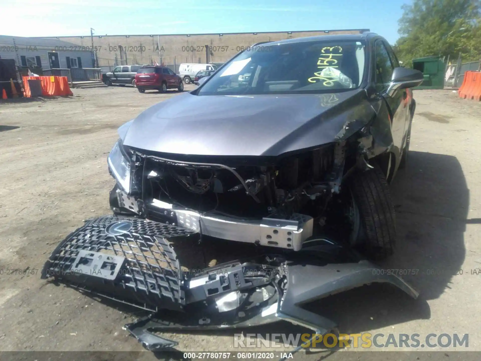 6 Photograph of a damaged car 2T2HZMDA1LC218442 LEXUS RX 2020