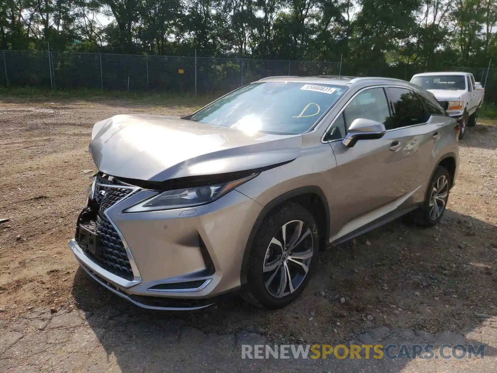 2 Photograph of a damaged car 2T2HZMDA1LC225441 LEXUS RX 2020