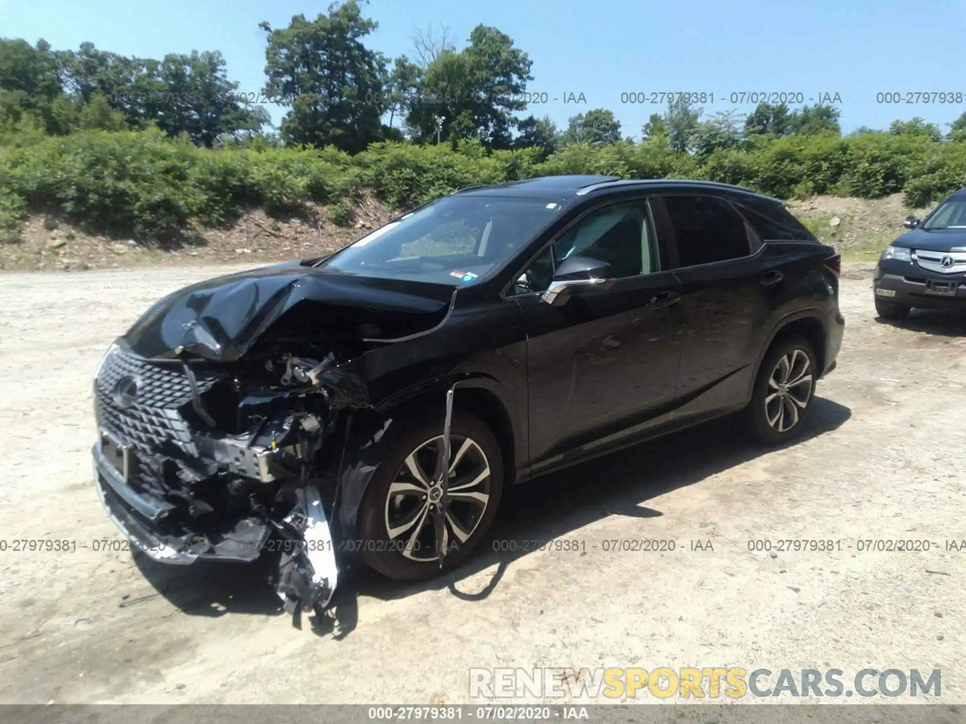 2 Photograph of a damaged car 2T2HZMDA1LC230719 LEXUS RX 2020