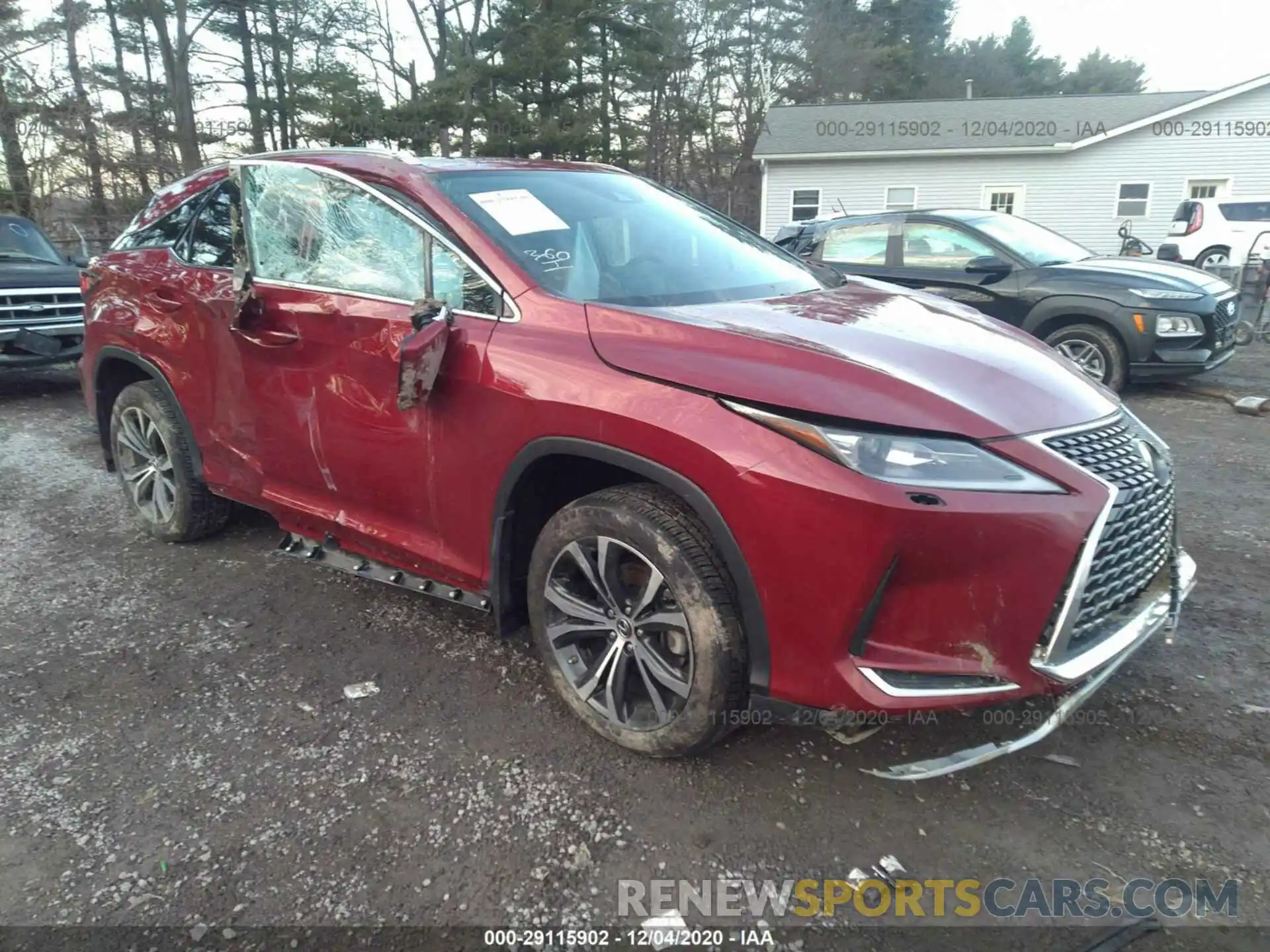 1 Photograph of a damaged car 2T2HZMDA1LC232437 LEXUS RX 2020