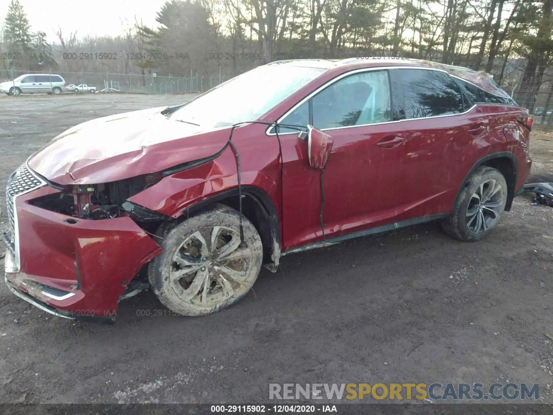 2 Photograph of a damaged car 2T2HZMDA1LC232437 LEXUS RX 2020