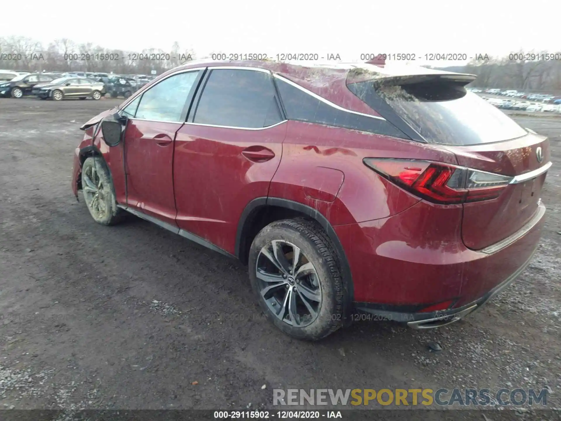 3 Photograph of a damaged car 2T2HZMDA1LC232437 LEXUS RX 2020