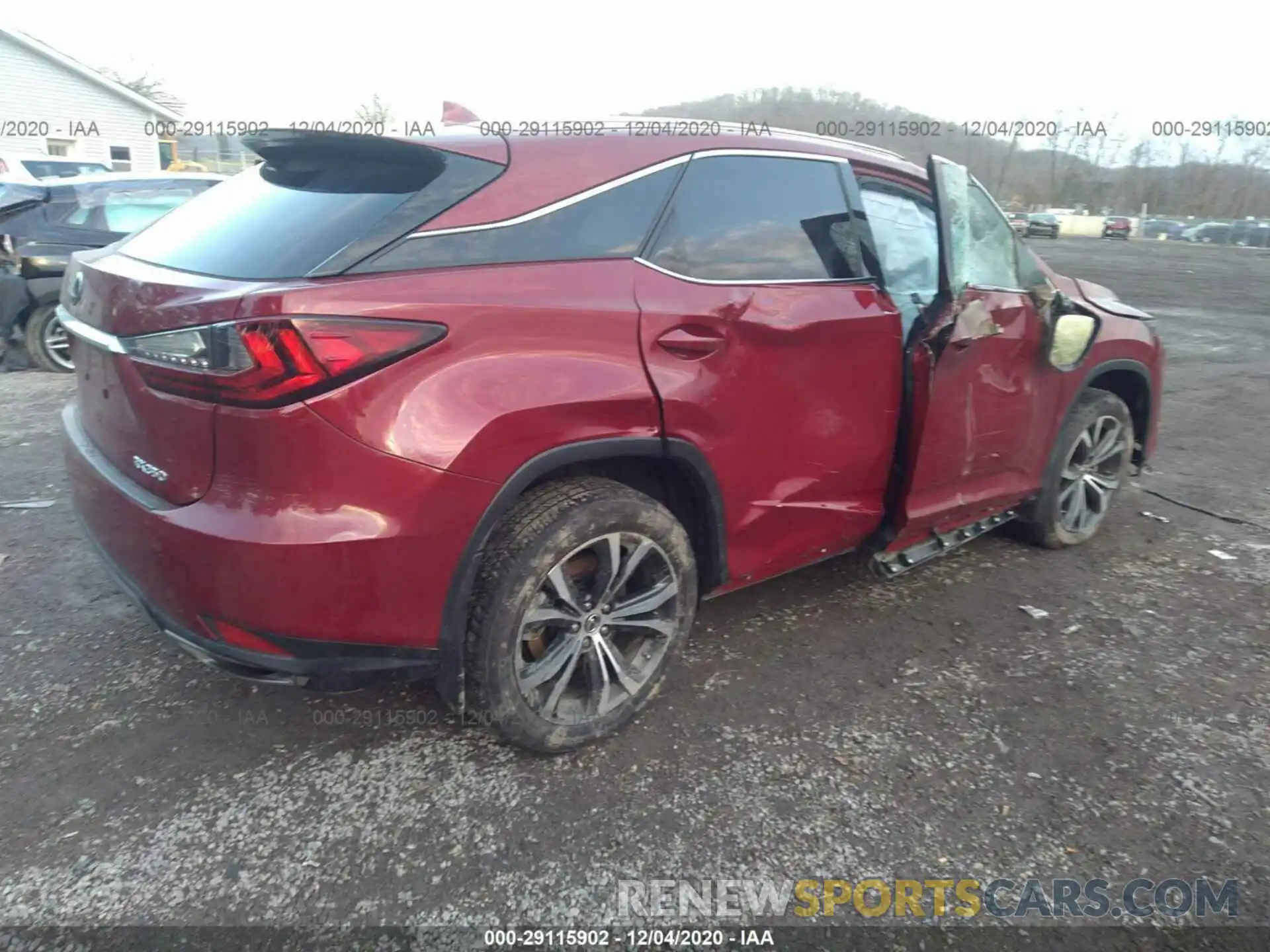 4 Фотография поврежденного автомобиля 2T2HZMDA1LC232437 LEXUS RX 2020