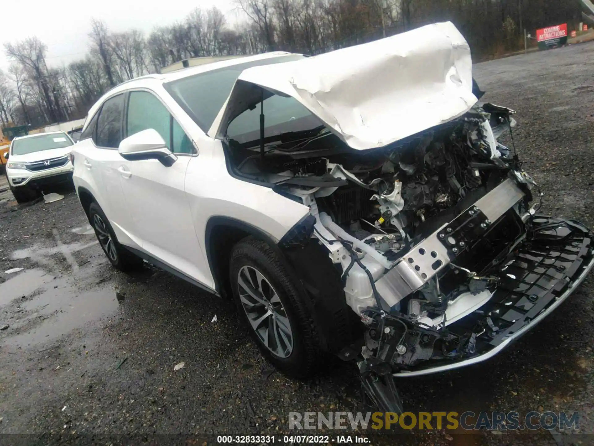 1 Photograph of a damaged car 2T2HZMDA1LC254017 LEXUS RX 2020