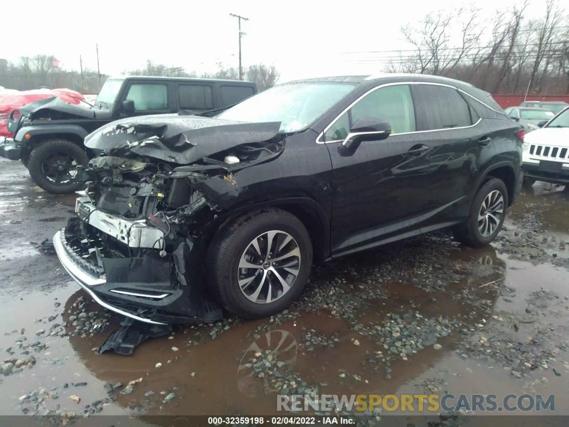 2 Photograph of a damaged car 2T2HZMDA1LC256723 LEXUS RX 2020