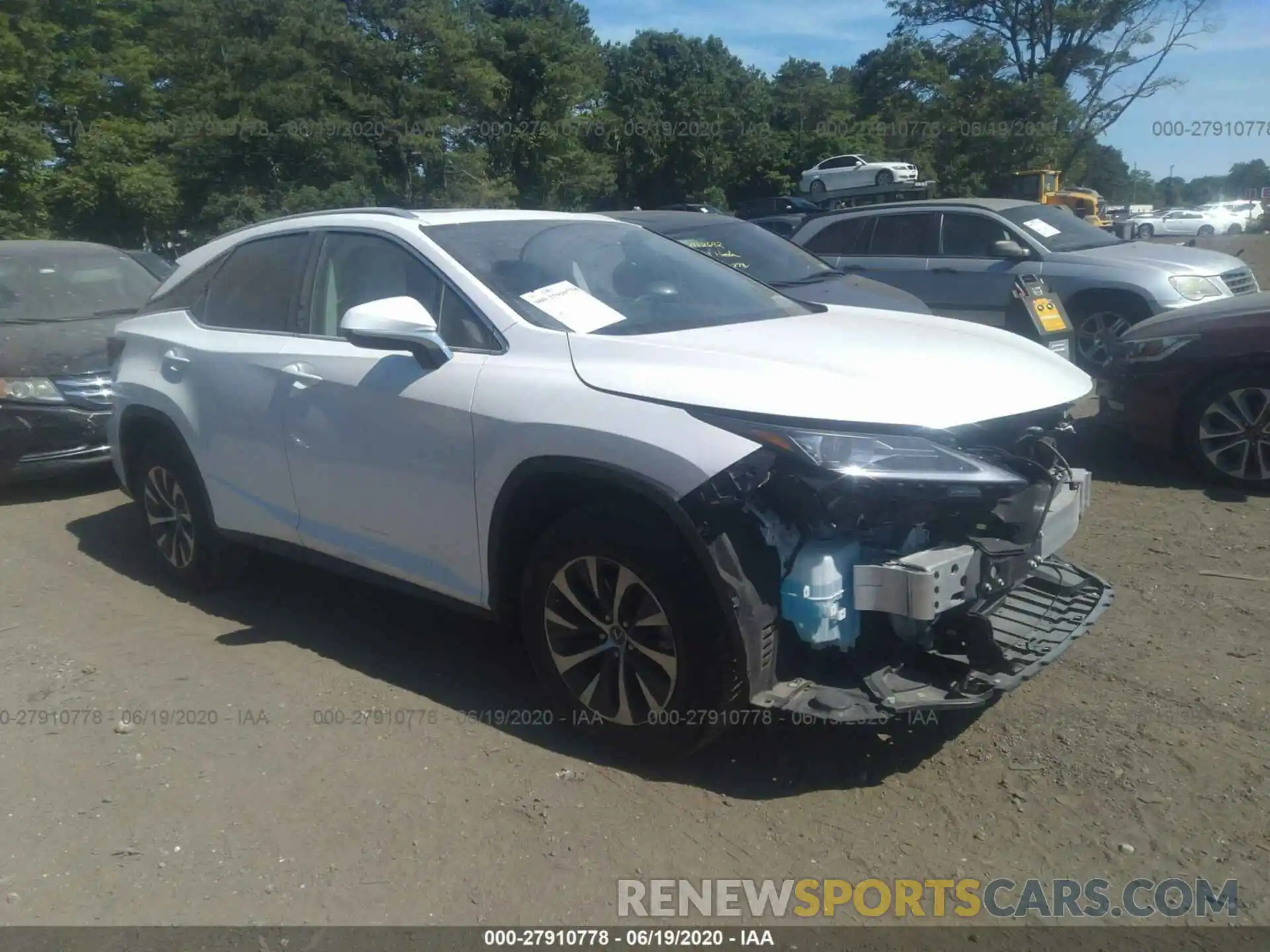 1 Photograph of a damaged car 2T2HZMDA2LC220510 LEXUS RX 2020