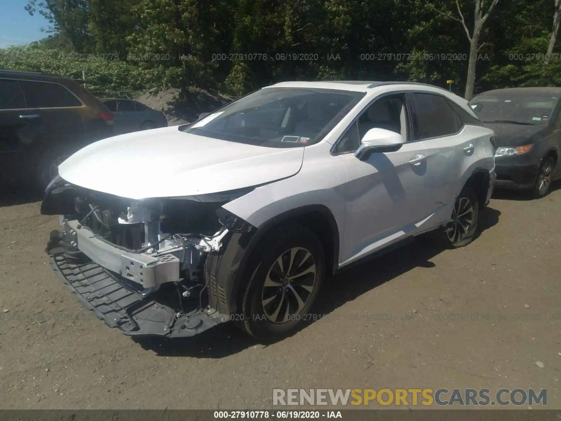 2 Photograph of a damaged car 2T2HZMDA2LC220510 LEXUS RX 2020