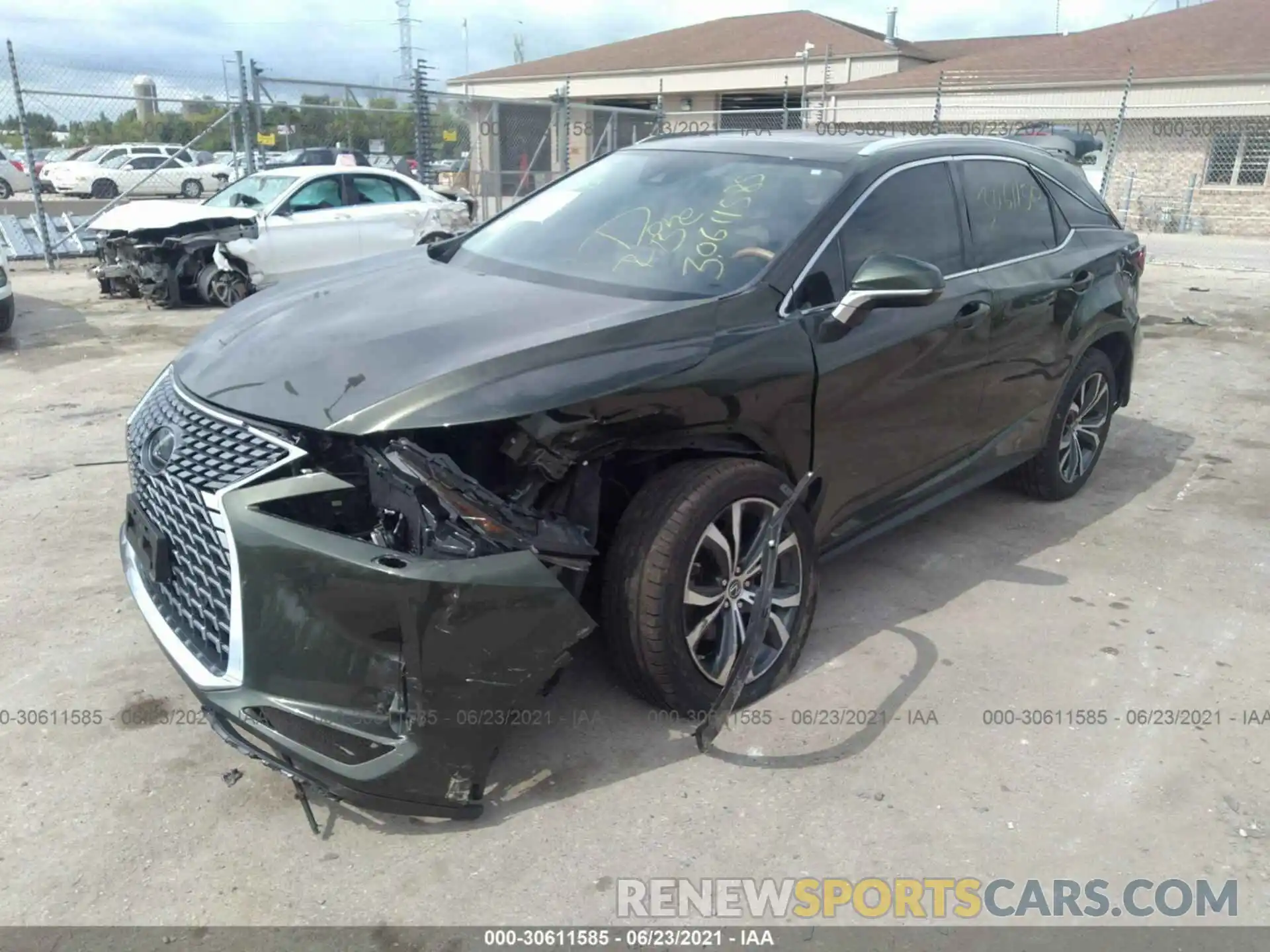 2 Photograph of a damaged car 2T2HZMDA2LC221981 LEXUS RX 2020