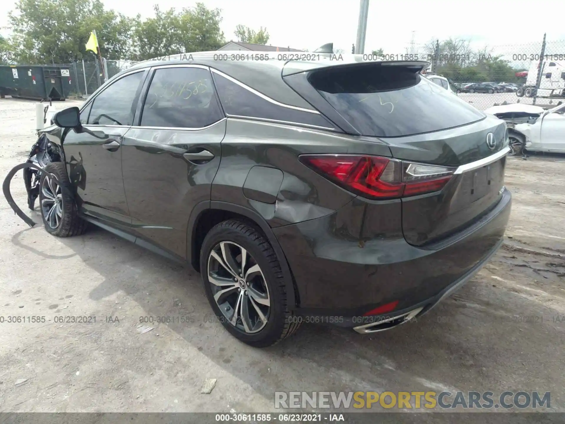 3 Photograph of a damaged car 2T2HZMDA2LC221981 LEXUS RX 2020