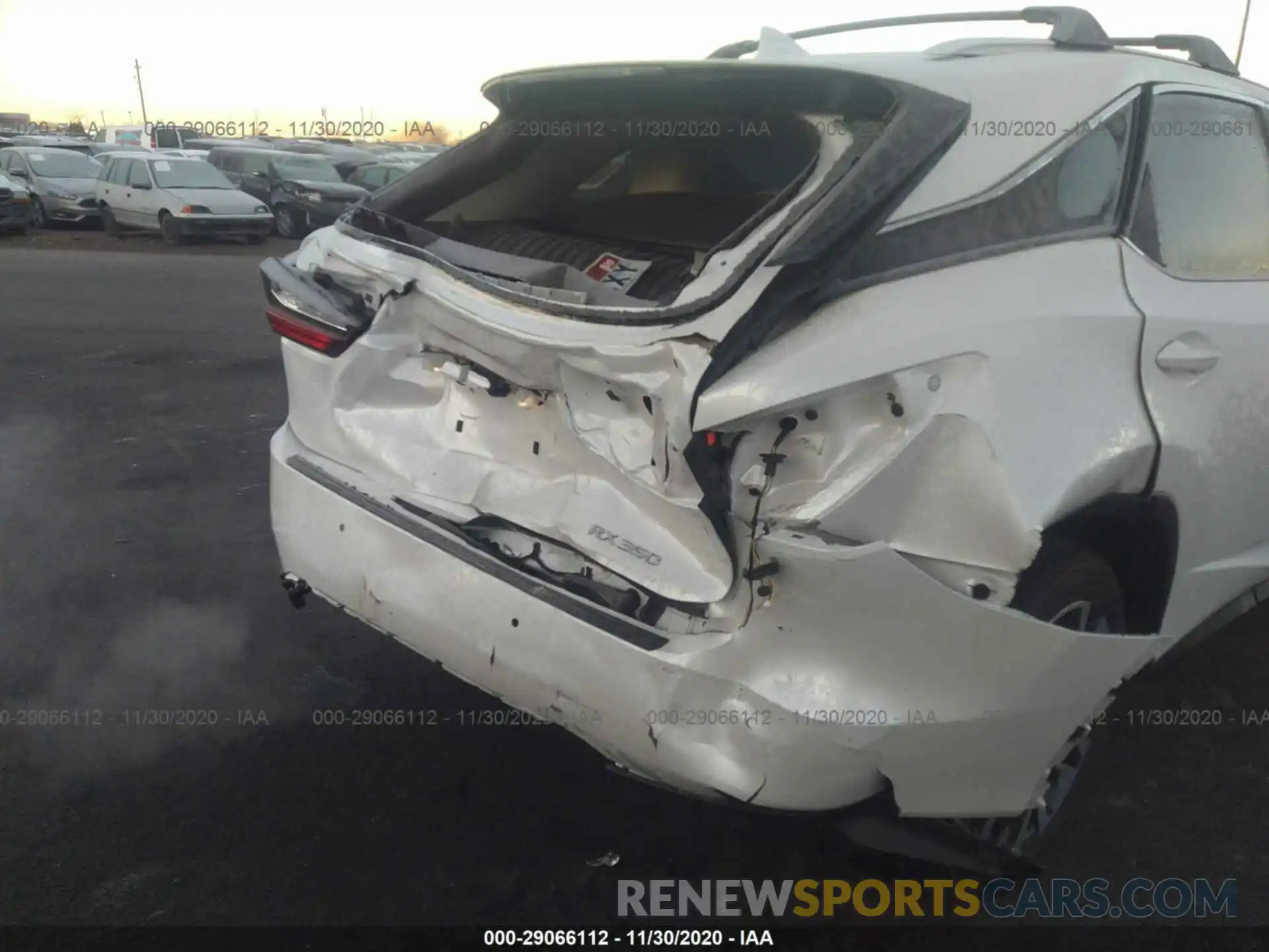 6 Photograph of a damaged car 2T2HZMDA2LC226839 LEXUS RX 2020