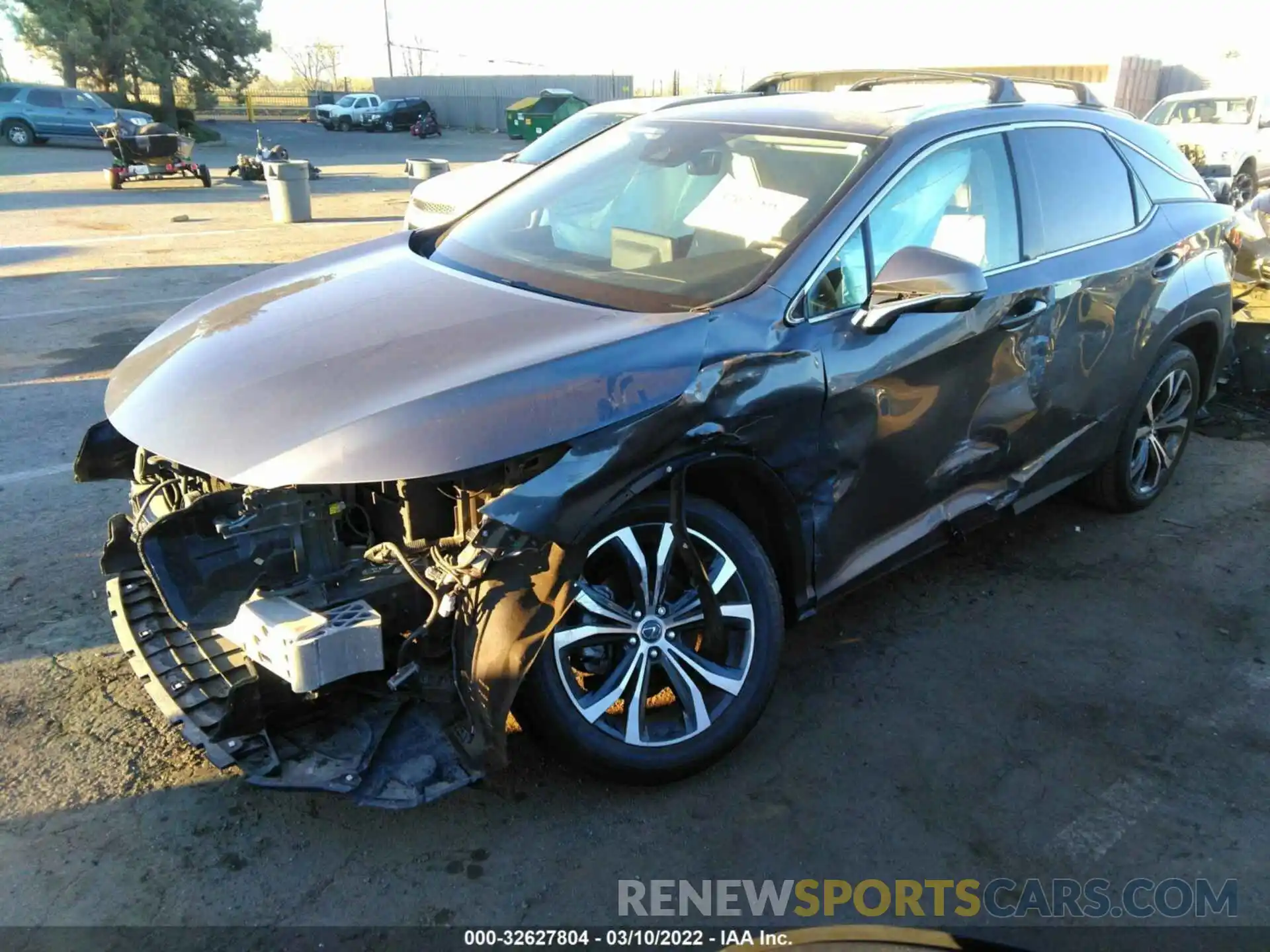 2 Photograph of a damaged car 2T2HZMDA2LC233628 LEXUS RX 2020